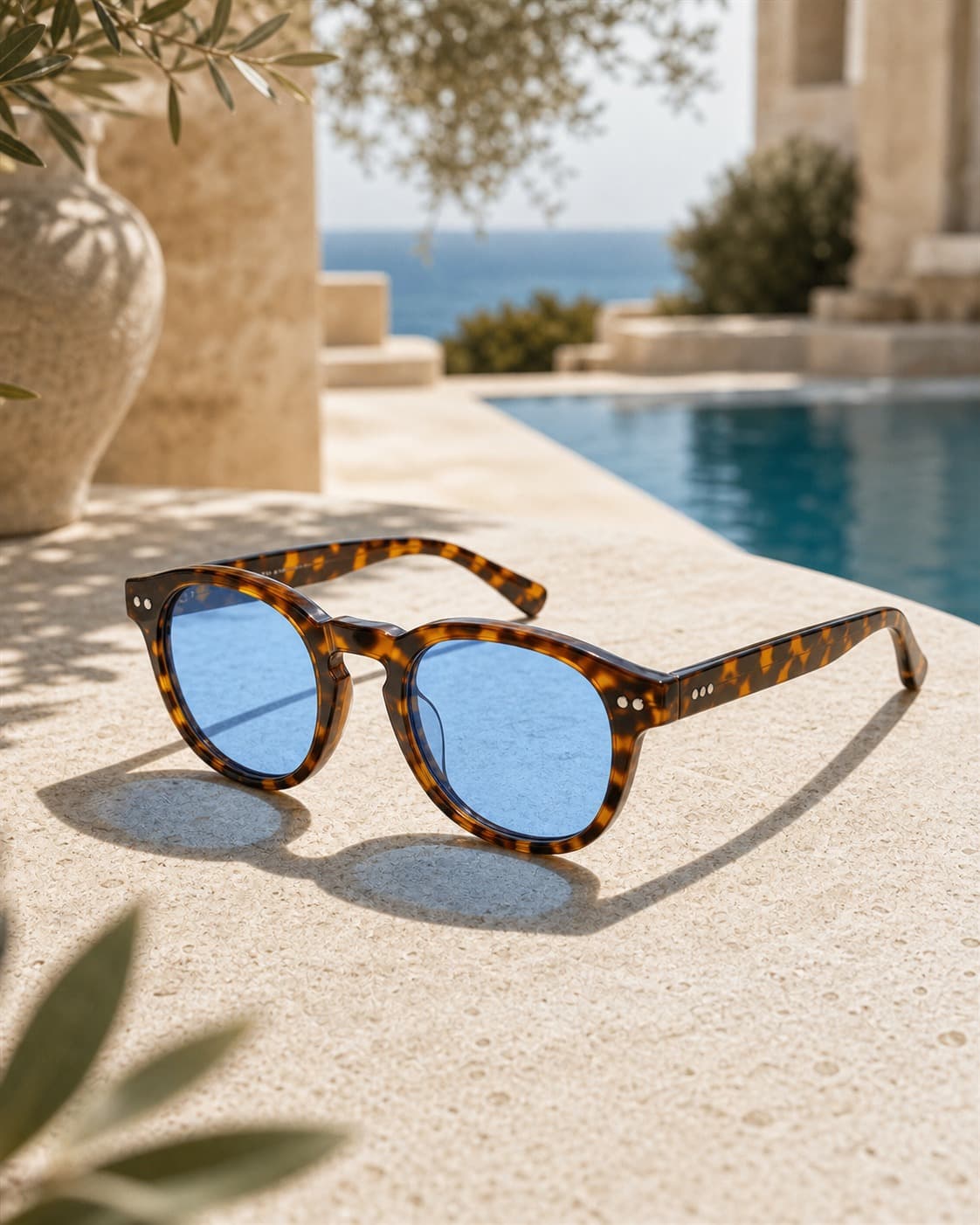 Riviera Azur — packshot au bord d’une piscine
